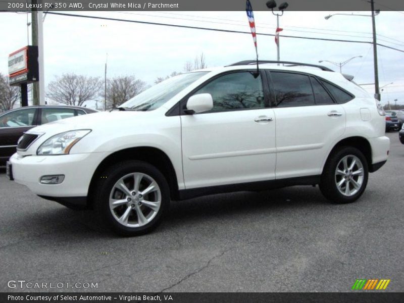  2009 RX 350 AWD Crystal White Mica