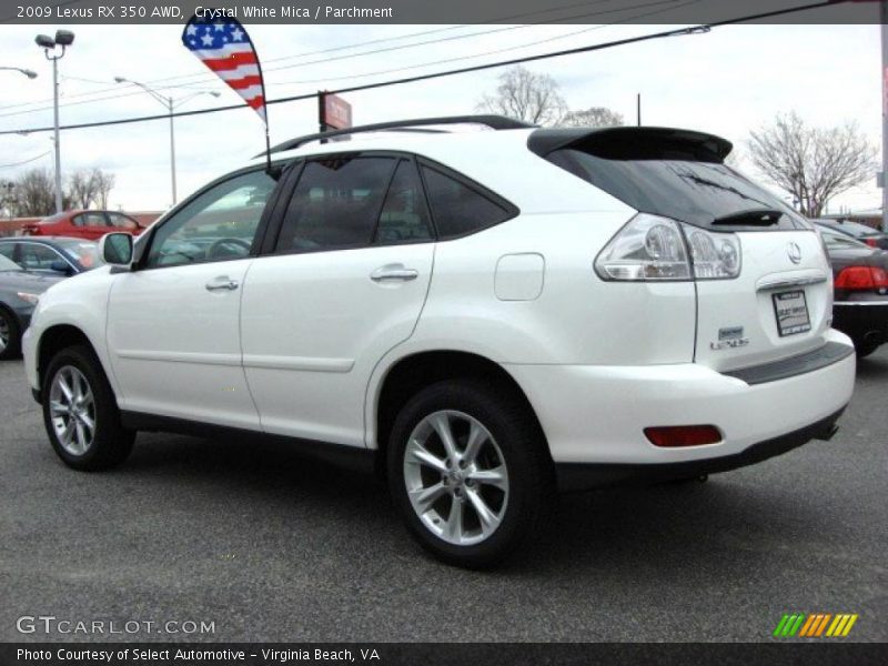 Crystal White Mica / Parchment 2009 Lexus RX 350 AWD