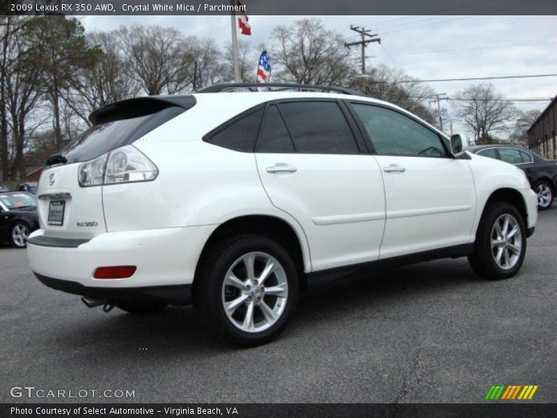 Crystal White Mica / Parchment 2009 Lexus RX 350 AWD