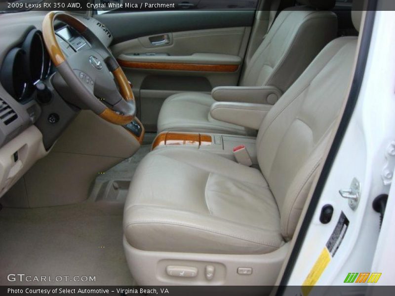  2009 RX 350 AWD Parchment Interior