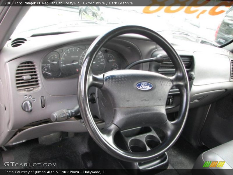  2003 Ranger XL Regular Cab Spray Rig Steering Wheel