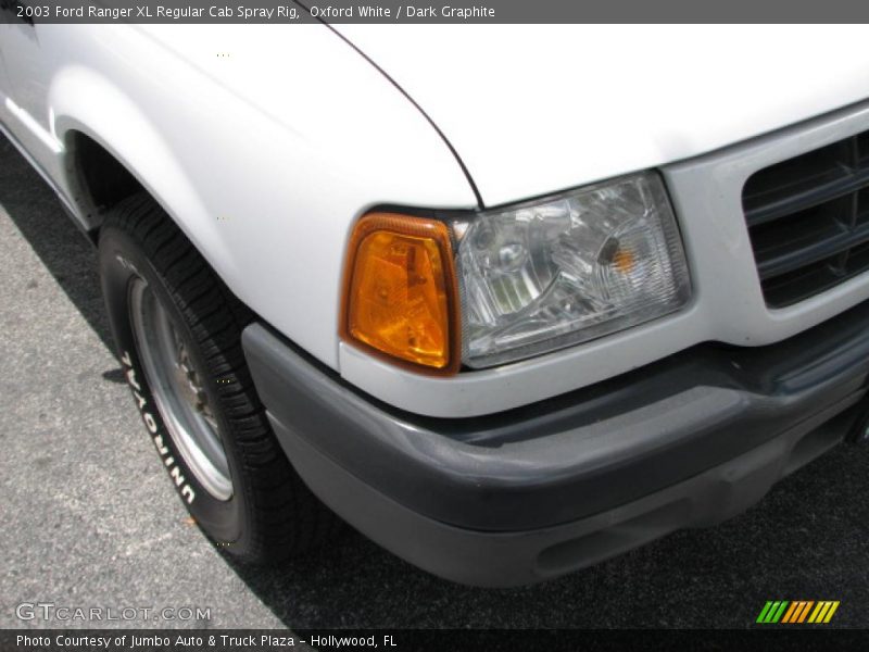 Oxford White / Dark Graphite 2003 Ford Ranger XL Regular Cab Spray Rig