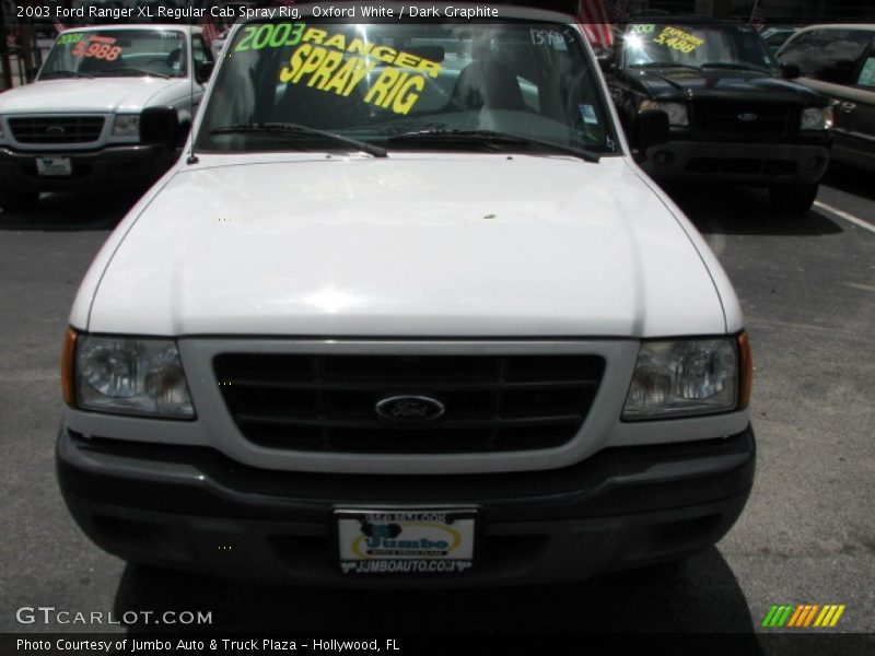 Oxford White / Dark Graphite 2003 Ford Ranger XL Regular Cab Spray Rig