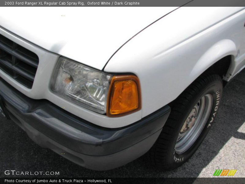 Oxford White / Dark Graphite 2003 Ford Ranger XL Regular Cab Spray Rig