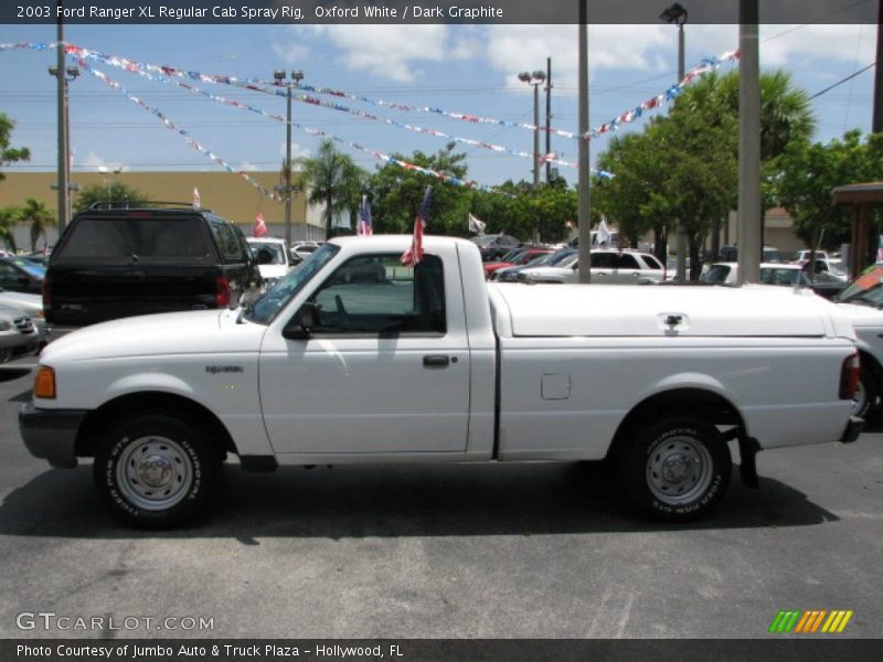 Oxford White / Dark Graphite 2003 Ford Ranger XL Regular Cab Spray Rig