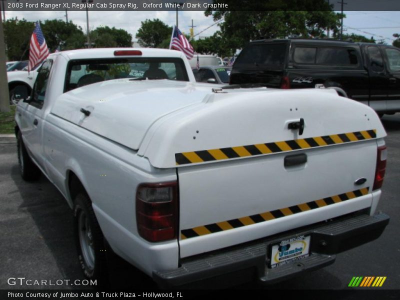 Oxford White / Dark Graphite 2003 Ford Ranger XL Regular Cab Spray Rig