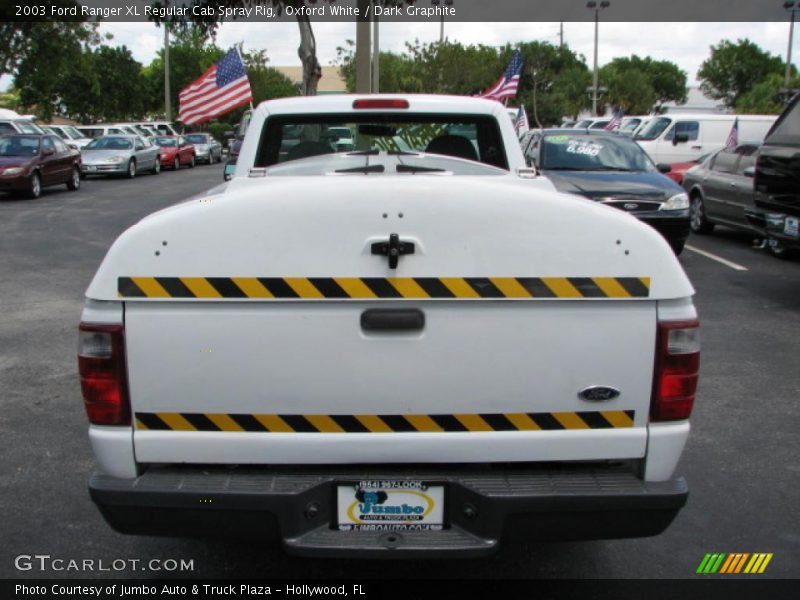 Oxford White / Dark Graphite 2003 Ford Ranger XL Regular Cab Spray Rig