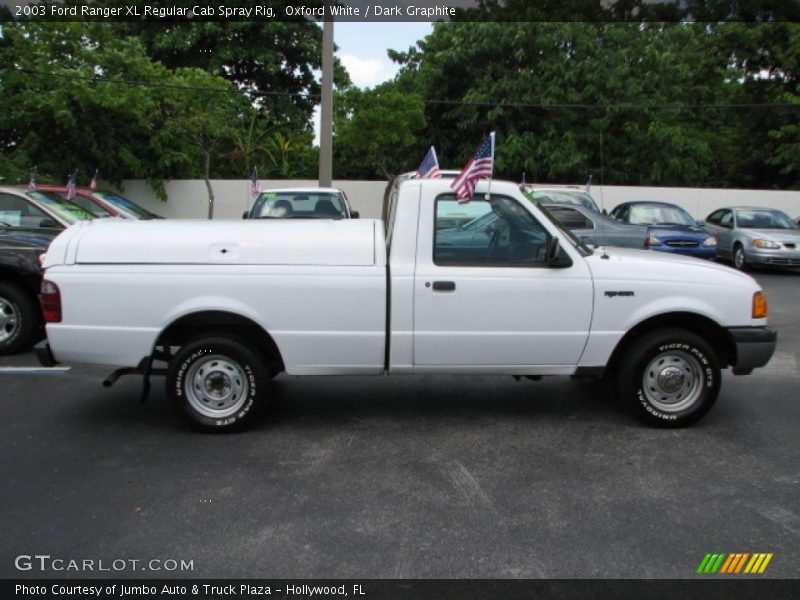 Oxford White / Dark Graphite 2003 Ford Ranger XL Regular Cab Spray Rig