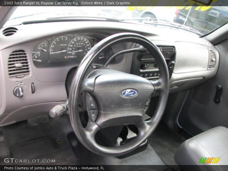 Oxford White / Dark Graphite 2003 Ford Ranger XL Regular Cab Spray Rig