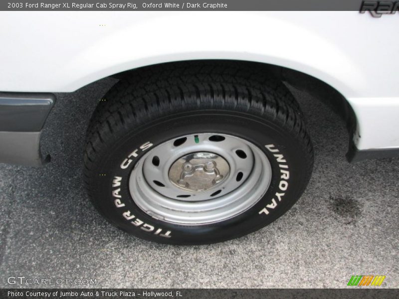 Oxford White / Dark Graphite 2003 Ford Ranger XL Regular Cab Spray Rig