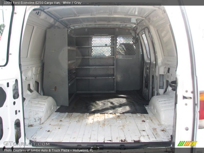 White / Gray 1994 Ford Econoline E250 Cargo Van