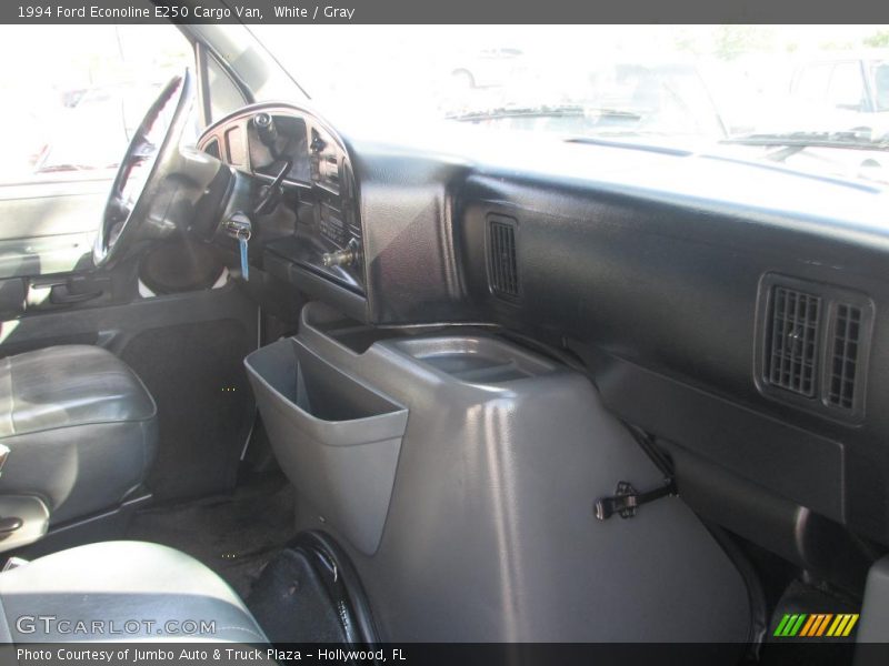 White / Gray 1994 Ford Econoline E250 Cargo Van