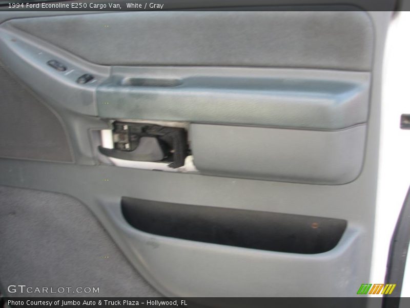 White / Gray 1994 Ford Econoline E250 Cargo Van