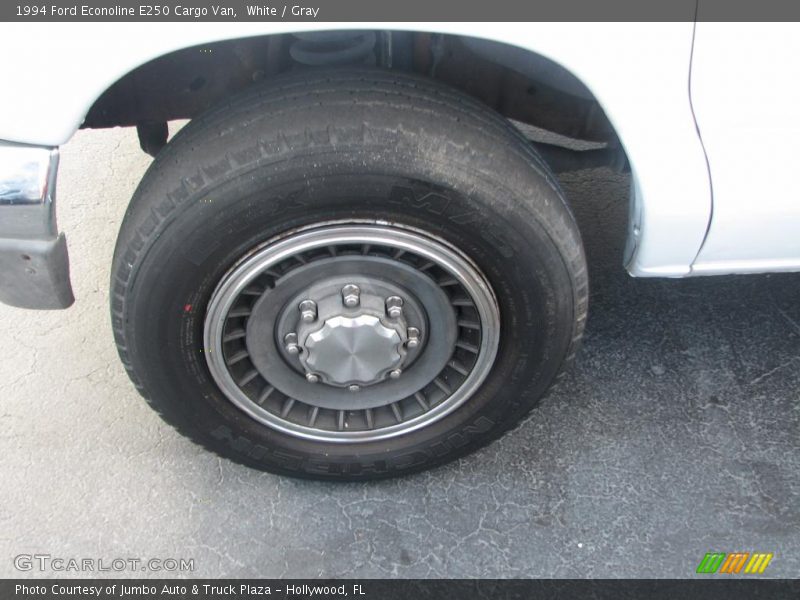 White / Gray 1994 Ford Econoline E250 Cargo Van