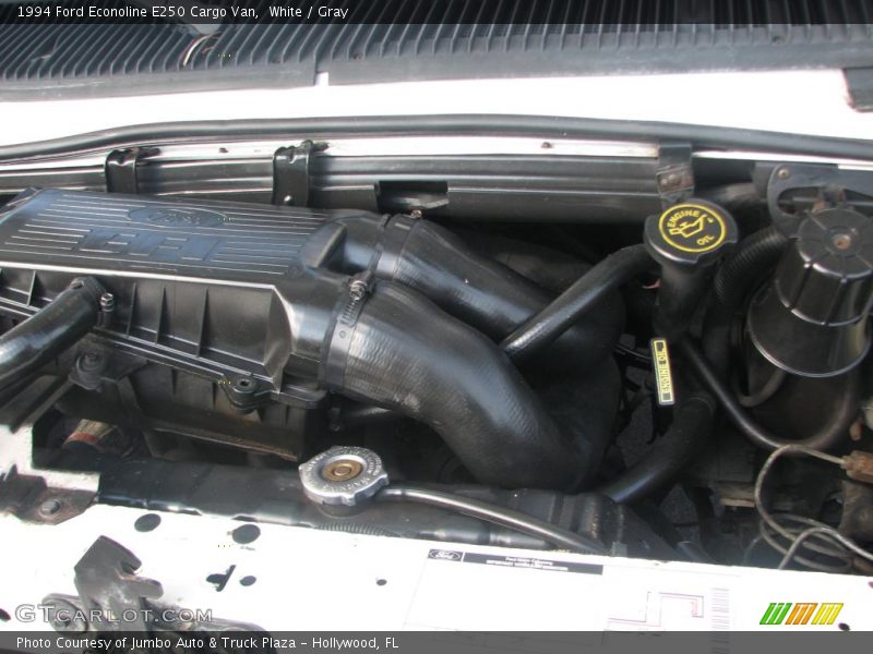 White / Gray 1994 Ford Econoline E250 Cargo Van