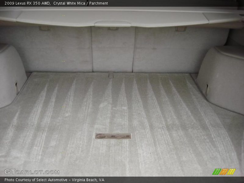  2009 RX 350 AWD Trunk