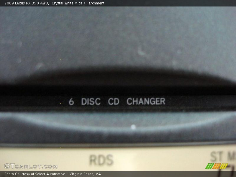Crystal White Mica / Parchment 2009 Lexus RX 350 AWD