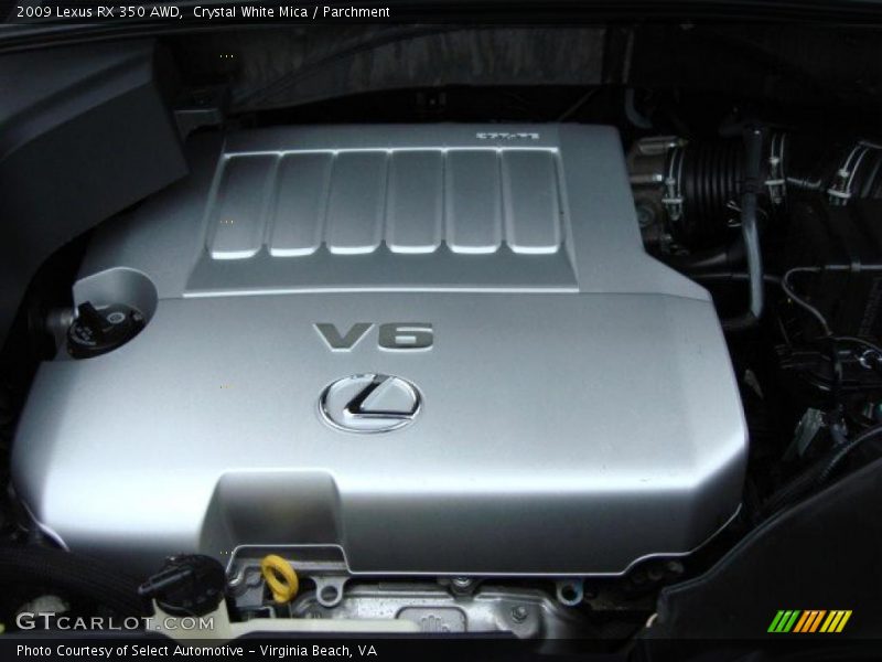  2009 RX 350 AWD Engine - 3.5 Liter DOHC 24-Valve VVT-i V6