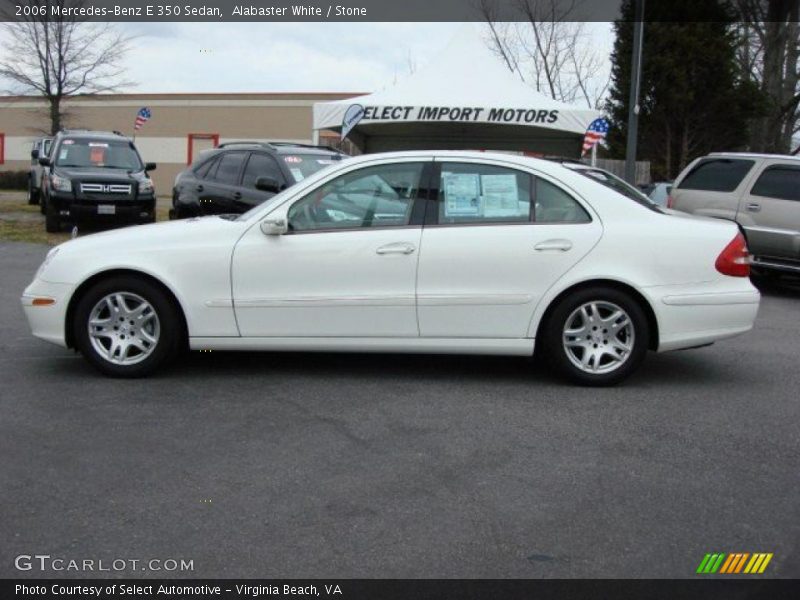 Alabaster White / Stone 2006 Mercedes-Benz E 350 Sedan