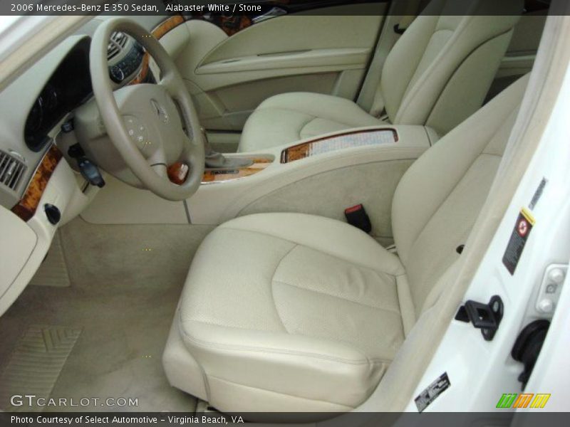 Alabaster White / Stone 2006 Mercedes-Benz E 350 Sedan