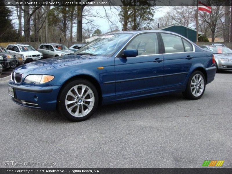  2002 3 Series 330xi Sedan Topaz Blue Metallic