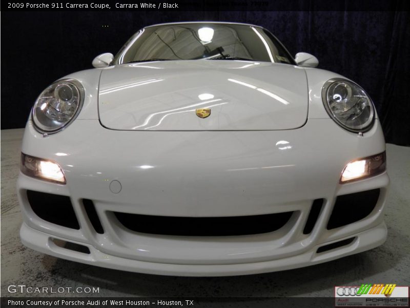 Carrara White / Black 2009 Porsche 911 Carrera Coupe