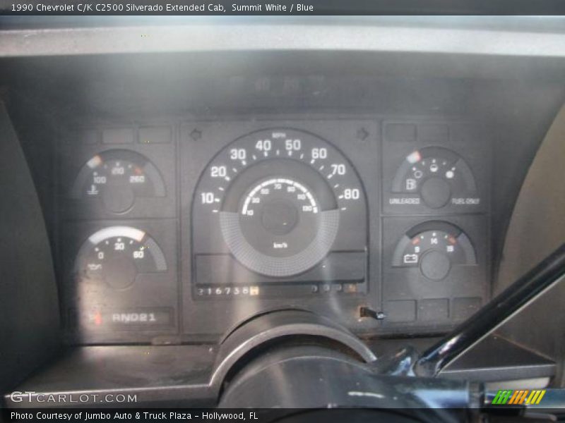  1990 C/K C2500 Silverado Extended Cab C2500 Silverado Extended Cab Gauges