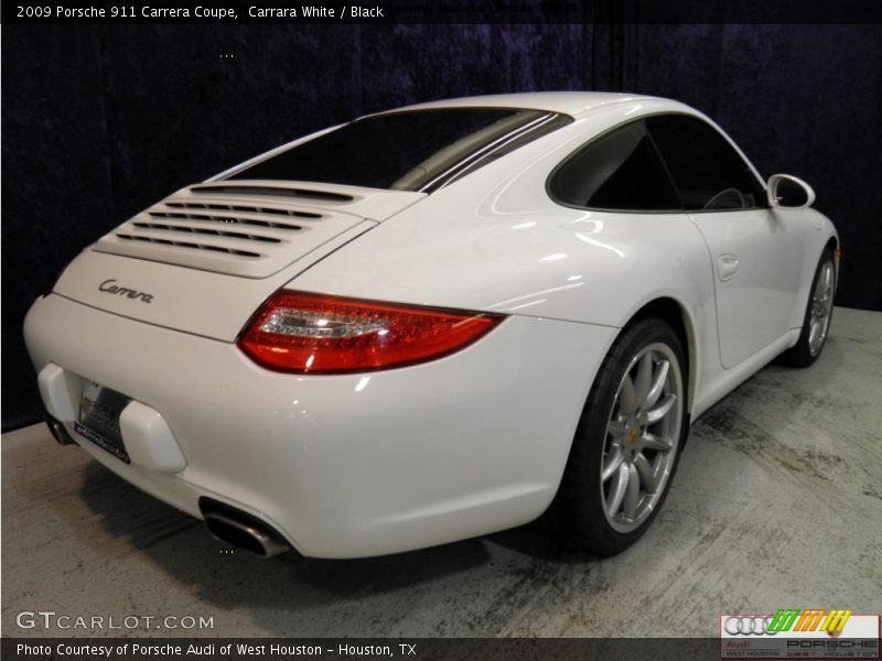 Carrara White / Black 2009 Porsche 911 Carrera Coupe