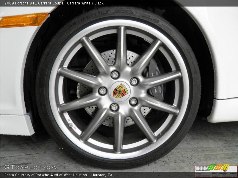 Carrara White / Black 2009 Porsche 911 Carrera Coupe