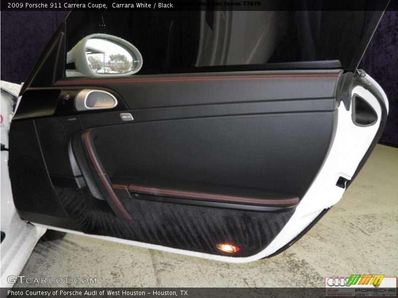 Carrara White / Black 2009 Porsche 911 Carrera Coupe