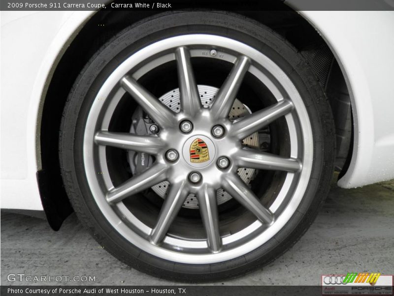 Carrara White / Black 2009 Porsche 911 Carrera Coupe