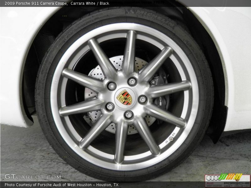 Carrara White / Black 2009 Porsche 911 Carrera Coupe