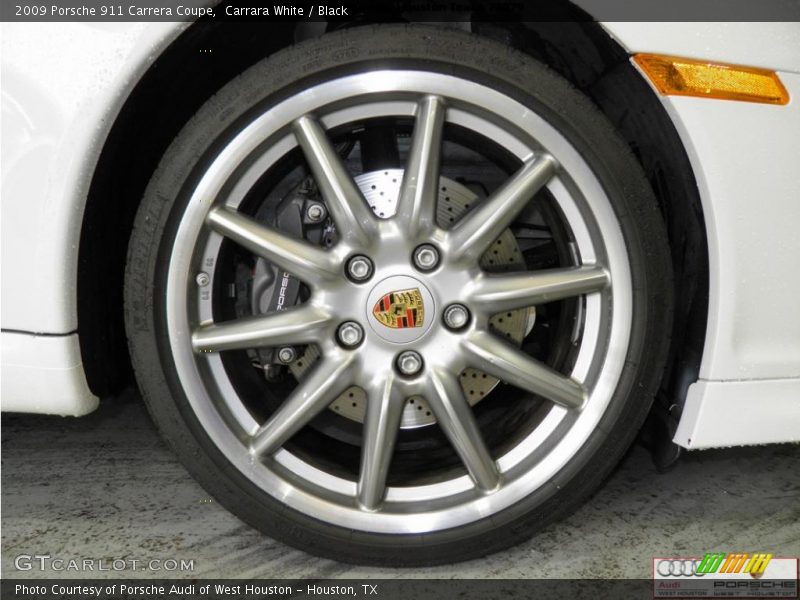 Carrara White / Black 2009 Porsche 911 Carrera Coupe