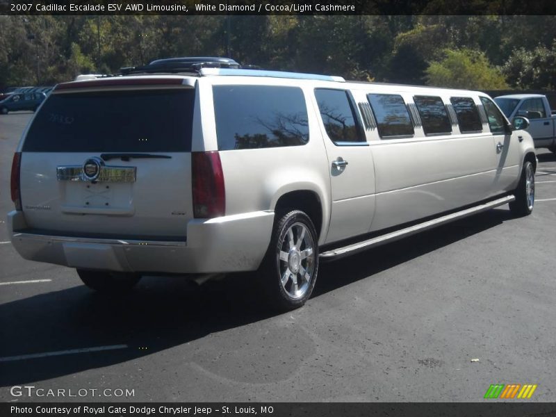  2007 Escalade ESV AWD Limousine White Diamond