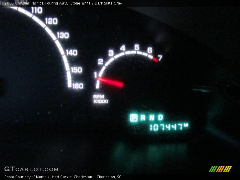Stone White / Dark Slate Gray 2005 Chrysler Pacifica Touring AWD
