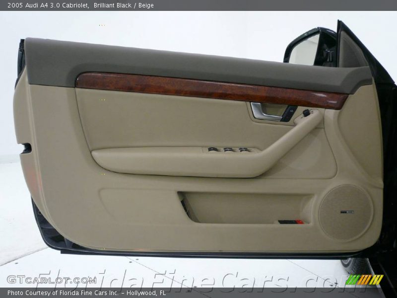 Brilliant Black / Beige 2005 Audi A4 3.0 Cabriolet