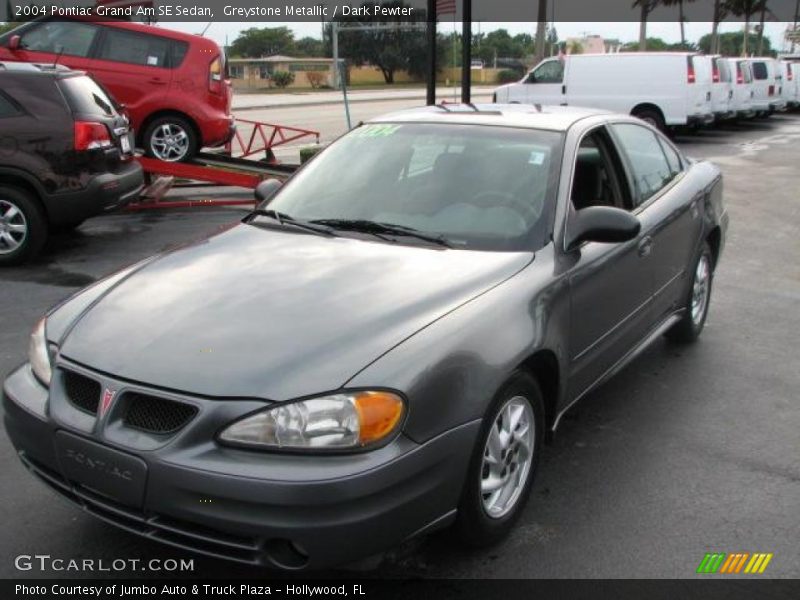 Greystone Metallic / Dark Pewter 2004 Pontiac Grand Am SE Sedan