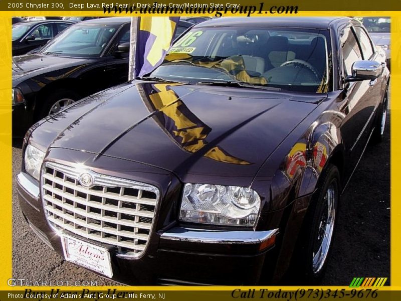 Deep Lava Red Pearl / Dark Slate Gray/Medium Slate Gray 2005 Chrysler 300