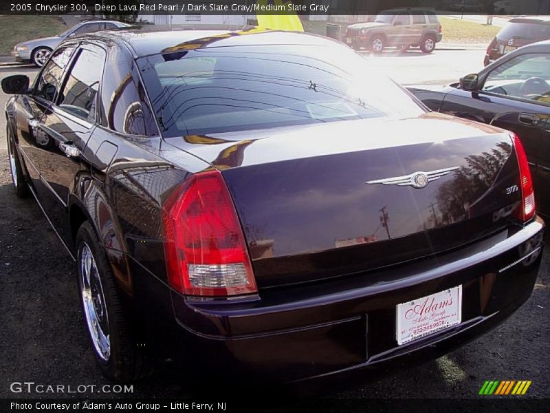 Deep Lava Red Pearl / Dark Slate Gray/Medium Slate Gray 2005 Chrysler 300