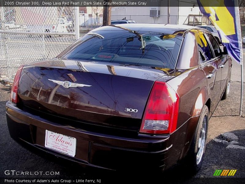 Deep Lava Red Pearl / Dark Slate Gray/Medium Slate Gray 2005 Chrysler 300