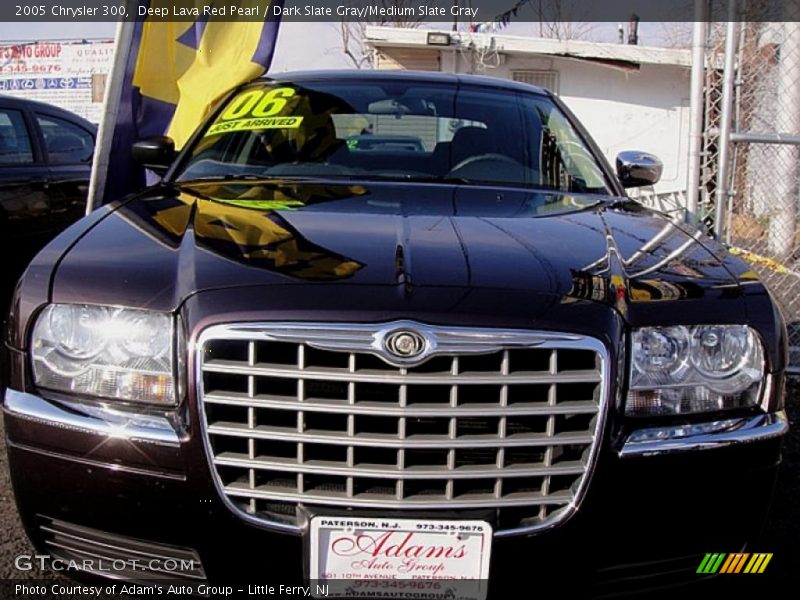 Deep Lava Red Pearl / Dark Slate Gray/Medium Slate Gray 2005 Chrysler 300
