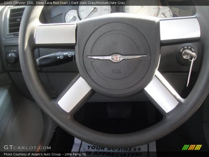 Deep Lava Red Pearl / Dark Slate Gray/Medium Slate Gray 2005 Chrysler 300