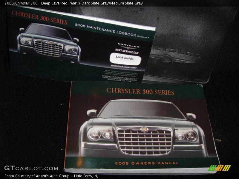 Deep Lava Red Pearl / Dark Slate Gray/Medium Slate Gray 2005 Chrysler 300