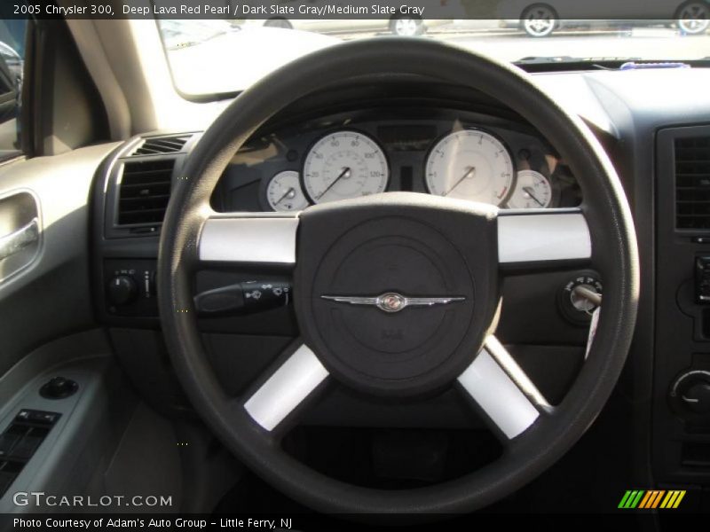 Deep Lava Red Pearl / Dark Slate Gray/Medium Slate Gray 2005 Chrysler 300