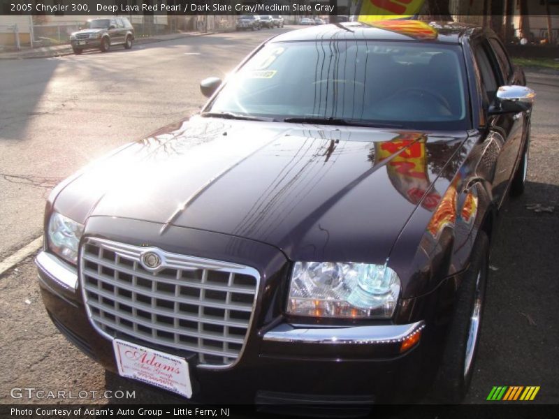 Deep Lava Red Pearl / Dark Slate Gray/Medium Slate Gray 2005 Chrysler 300