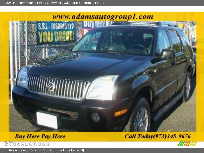 Black / Midnight Grey 2005 Mercury Mountaineer V6 Premier AWD