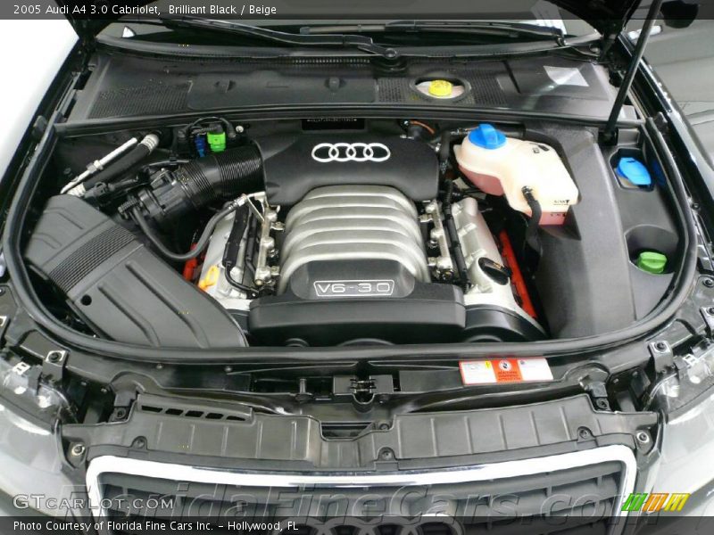 Brilliant Black / Beige 2005 Audi A4 3.0 Cabriolet