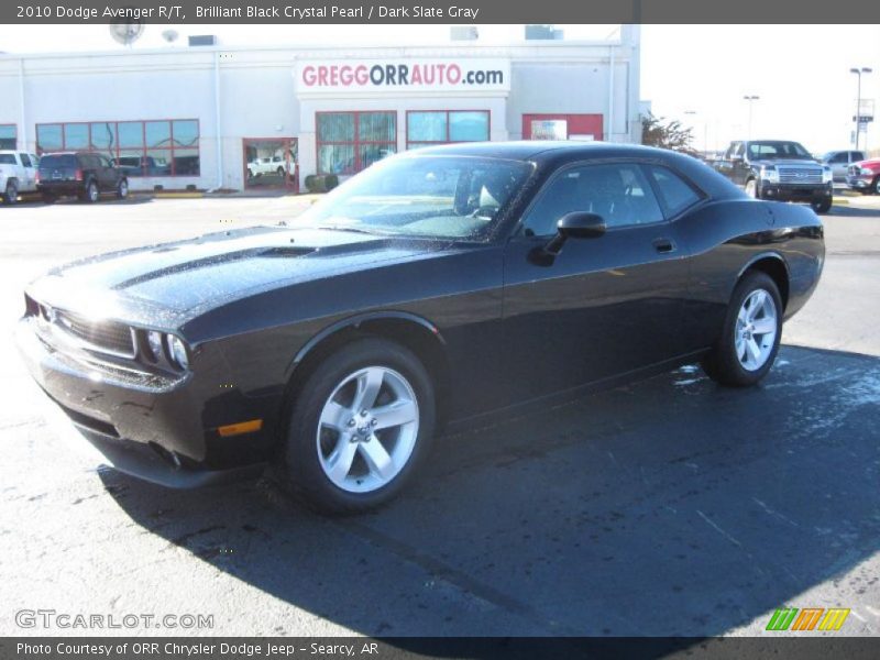 Brilliant Black Crystal Pearl / Dark Slate Gray 2010 Dodge Avenger R/T
