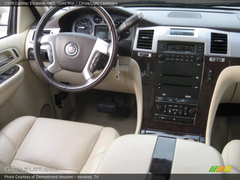 Gold Mist / Cocoa/Light Cashmere 2008 Cadillac Escalade AWD