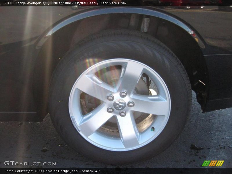 Brilliant Black Crystal Pearl / Dark Slate Gray 2010 Dodge Avenger R/T